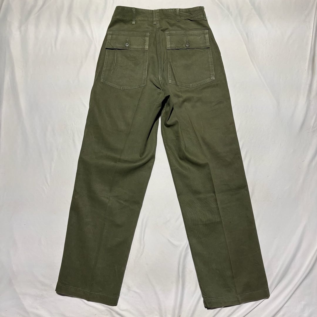 Vtg 60s Og 107 Sateen Pants Type 1 Fatigues Trousers 36/30 Vietnam Us Army — image 2 of 8